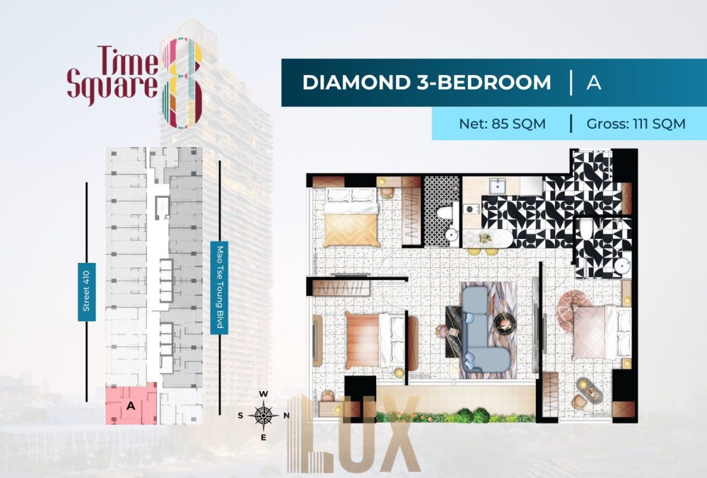 Diamond 3-Bedroom