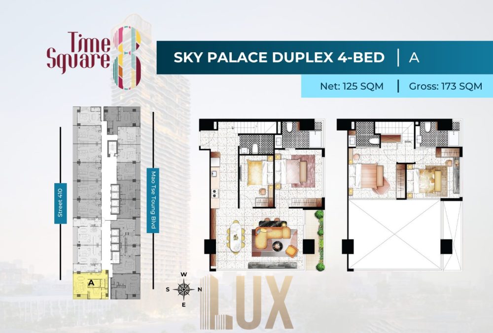 Sky Palace Duplex 4 Bed
